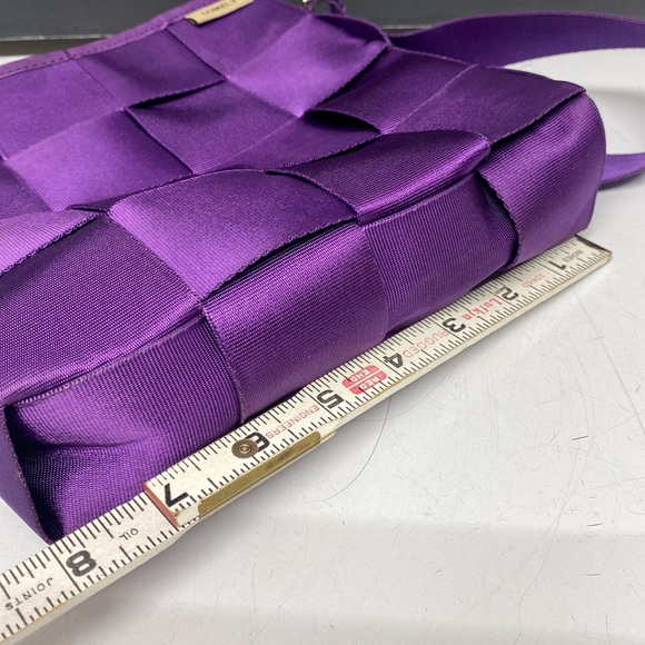 COMELY Seatbelt Crossbody Bag Zippered Purple Purse - Picture 13 of 17